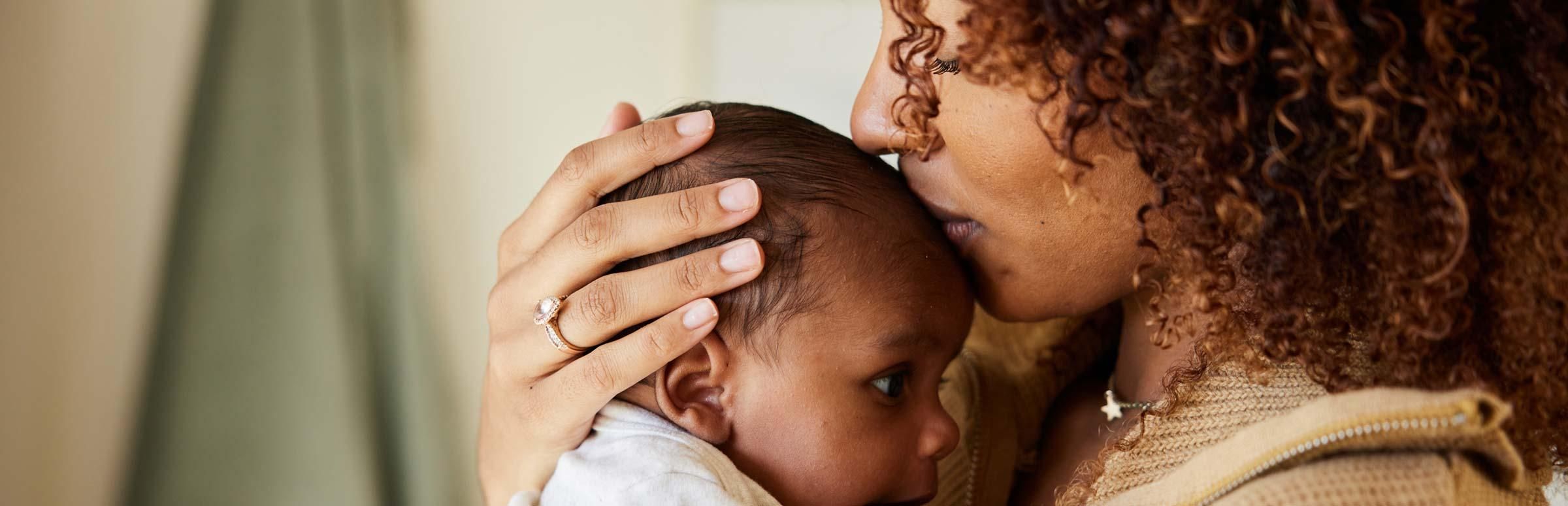 Mutter mit ihrem Baby