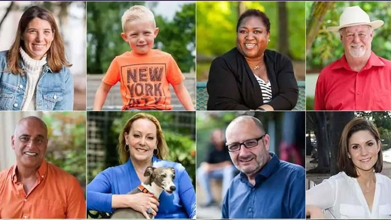 Mehrere Aufnahmen von Patient*innen