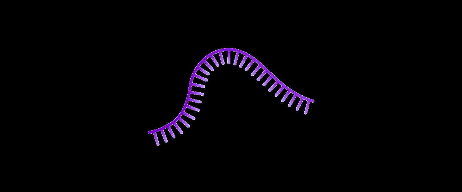 Schematische Darstellung einer RNA