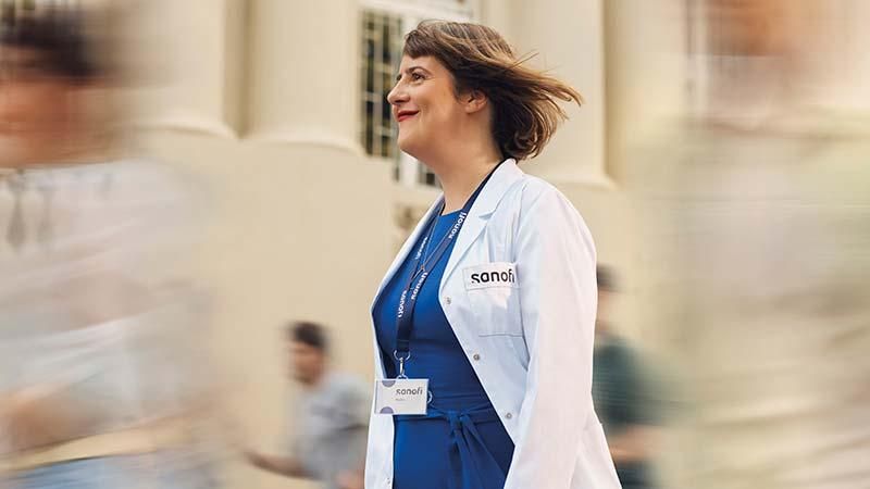 Nadine von Sanofi in Deutschland ist tätig in der Forschung und Entwicklung